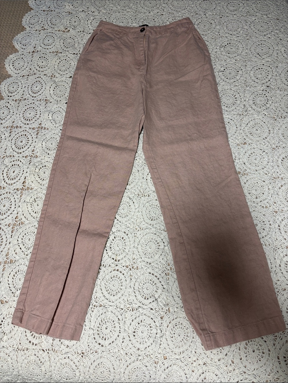 Reformation pink dress pants